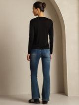 [Svart] SilkSilky-NO Silke Womens T-Shirt 005