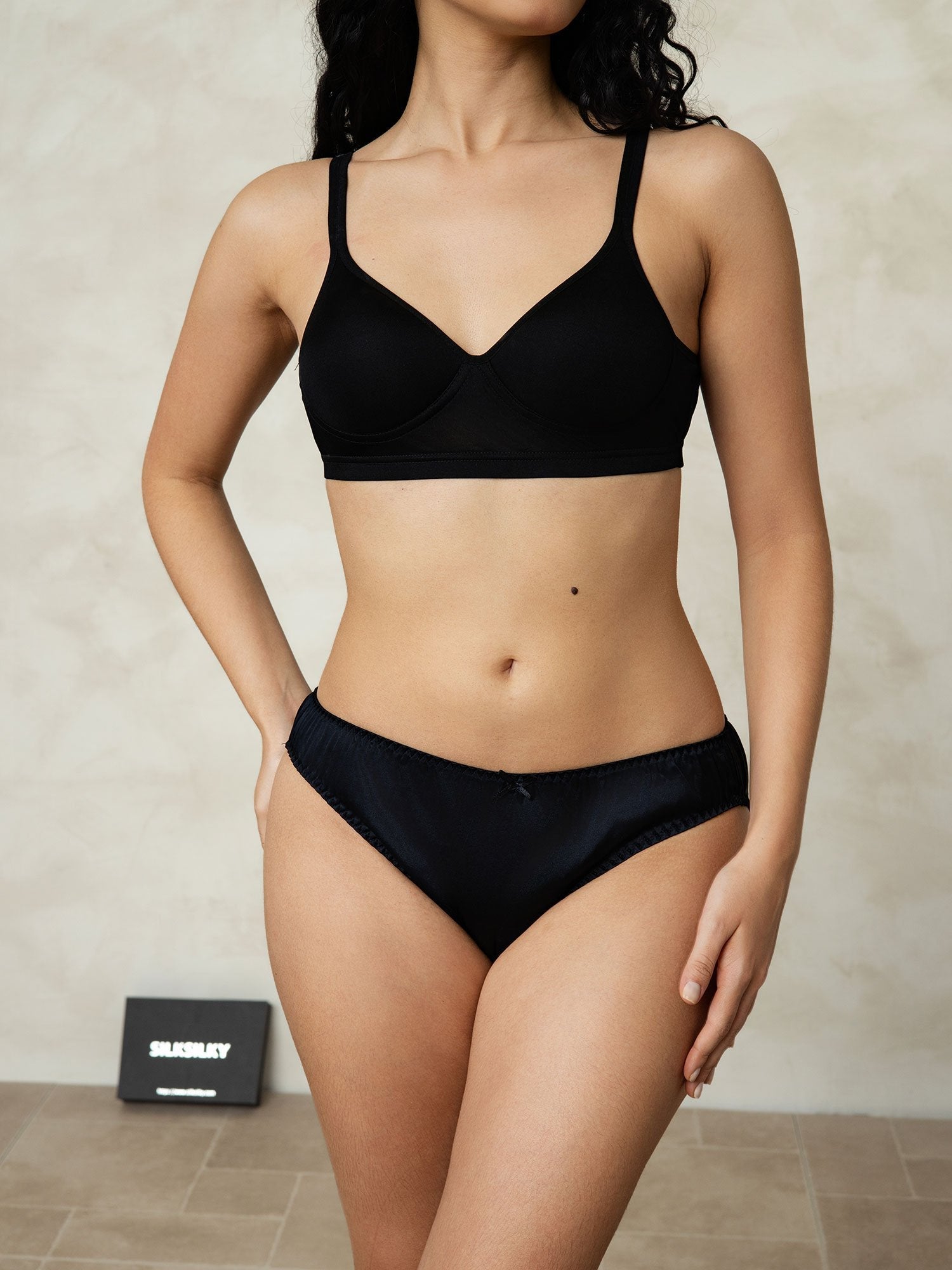 [Svart] SilkSilky-NO Silke Panty 004