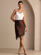 [Kaffe] SilkSilky-NO Skirt 005