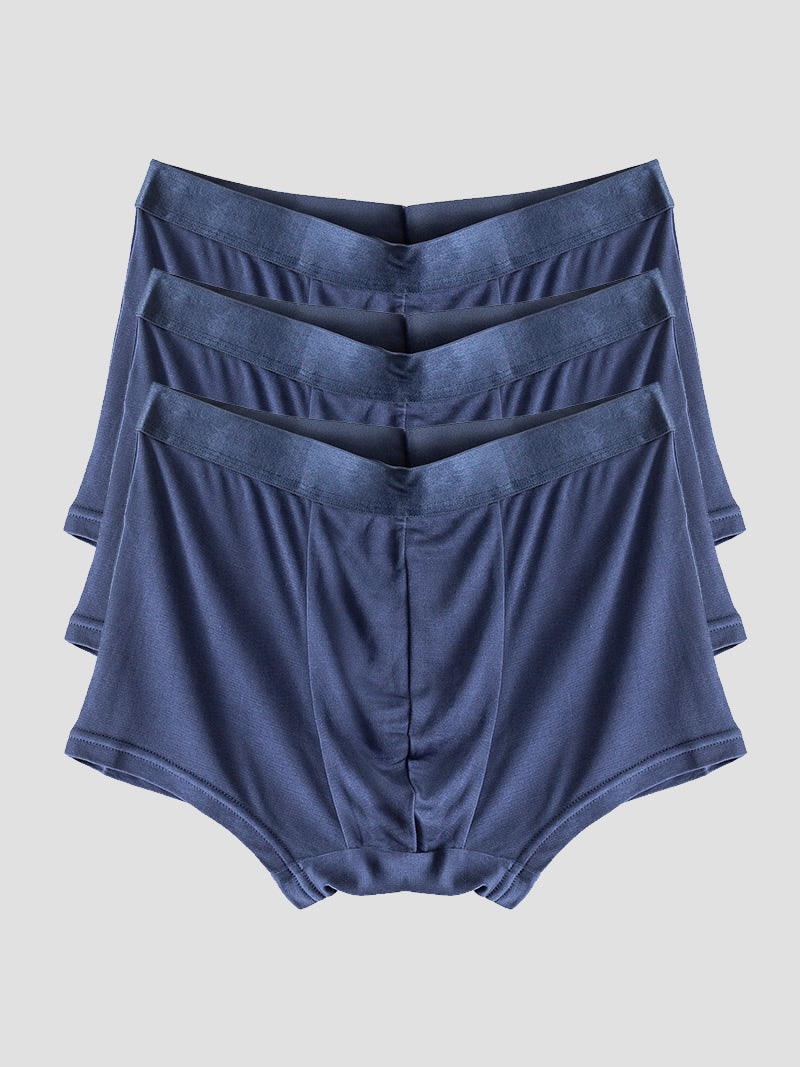 [Mørke blå] SilkSilky-NO Mens Underwear 005
