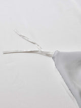 [Lysegrå+Hvit] SilkSilky-NO 25Momme Bedding Set 006