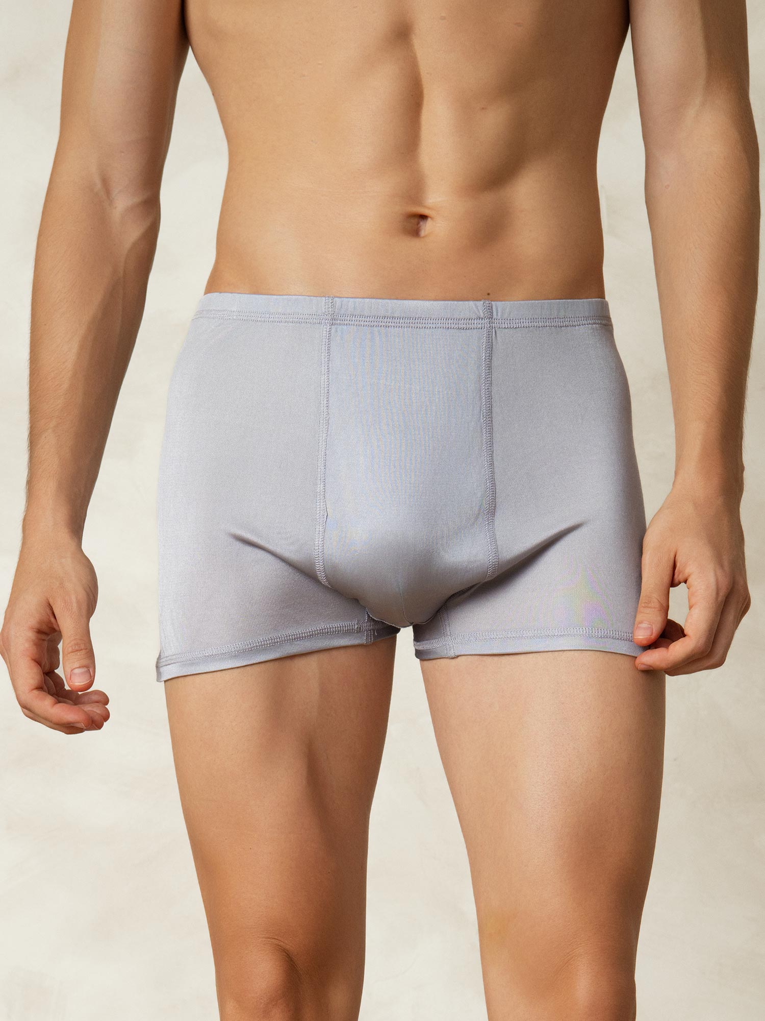 [Grå] SilkSilky-NO Mens Underwear 003