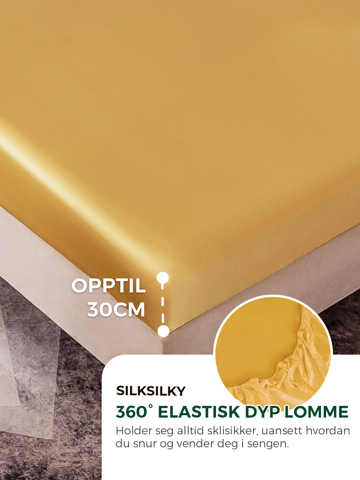 [Champagne] SilkSilky-NO 22Momme Bedding Set 004