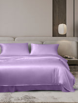 [Lavendel] SilkSilky-NO 19Momme Sengesett 001
