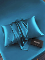 [Blågrønn] SilkSilky-NO 19Momme Pillowcase 005