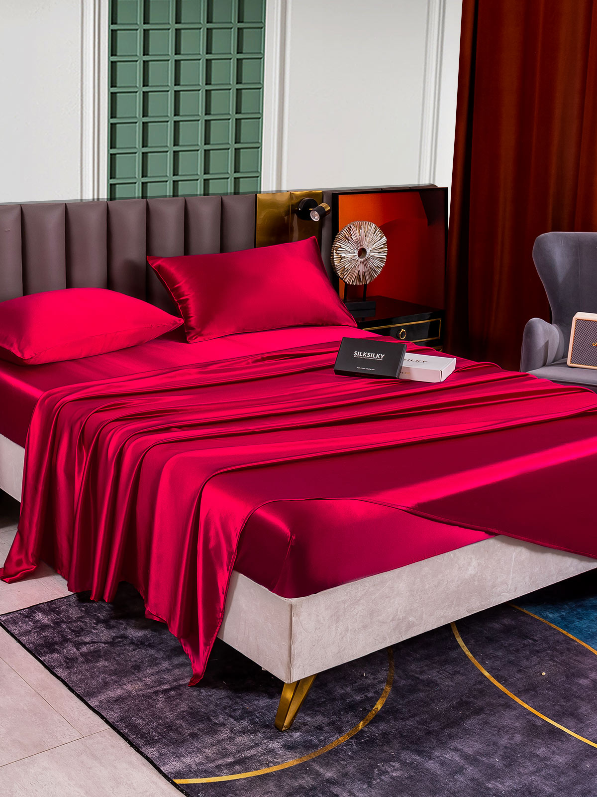 [Vin] SilkSilky-NO 25Momme Bedding Set 005