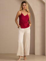 [Vin] SilkSilky-NO Spaghetti Strap V Neck Camisole Topp 006
