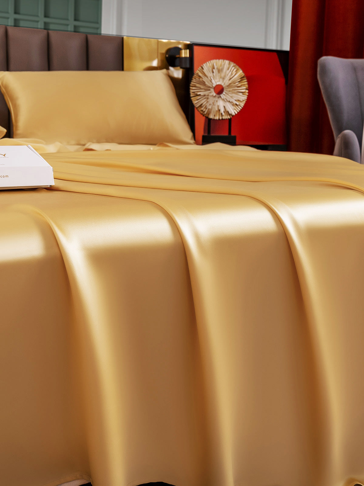 [Champagne] SilkSilky-NO 25Momme Bedding Set 002