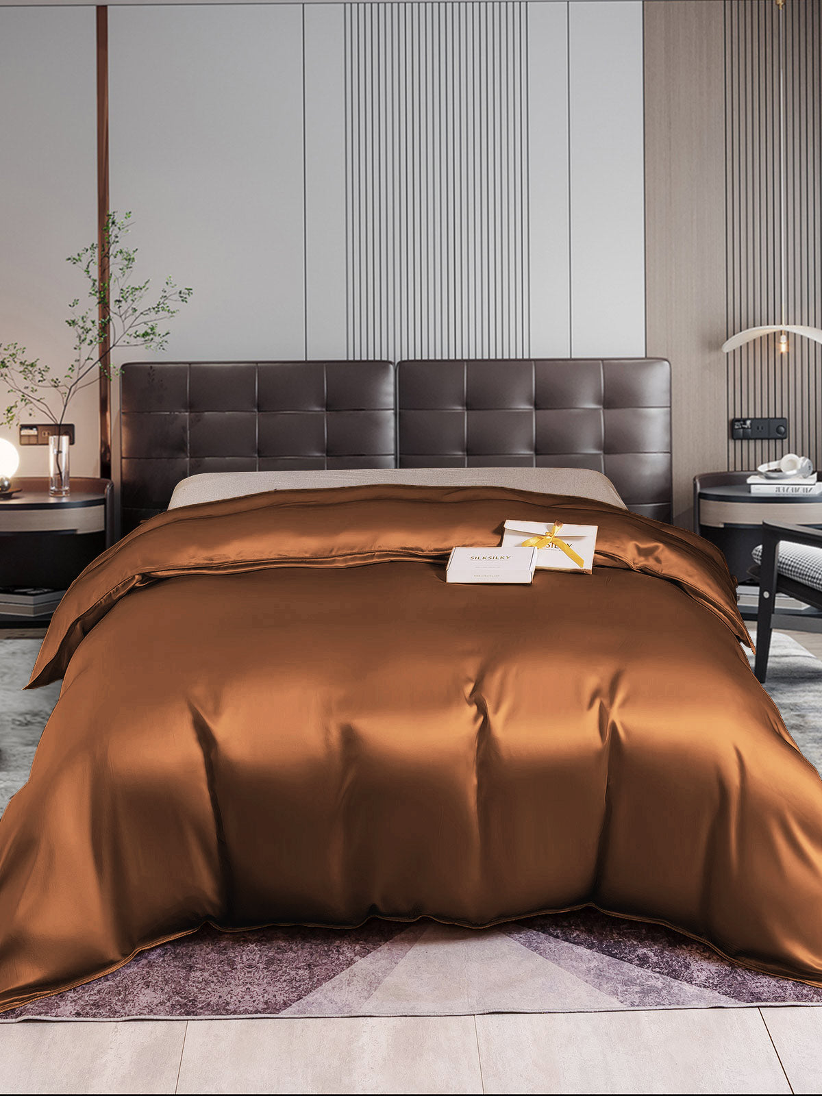 [Kaffe] SilkSilky-NO 22Momme Duvet Cover 001