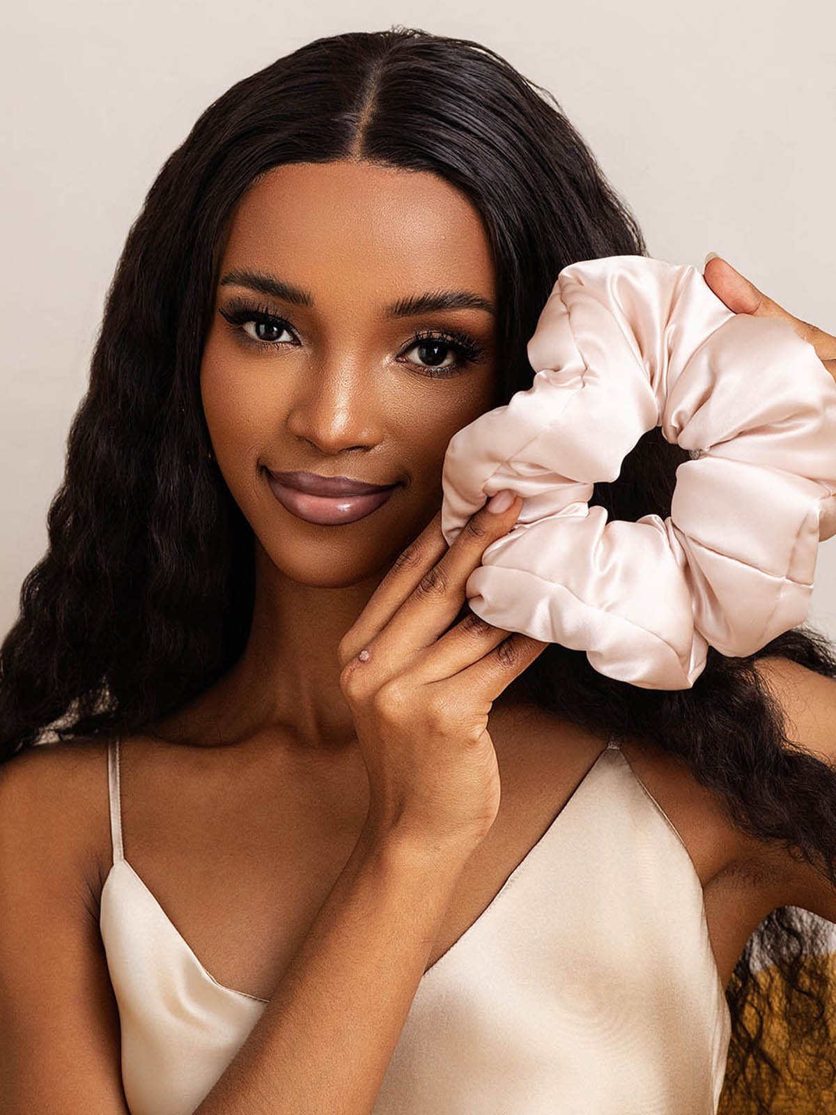 [Rosa] SilkSilky-NO Silke Scrunchie 001