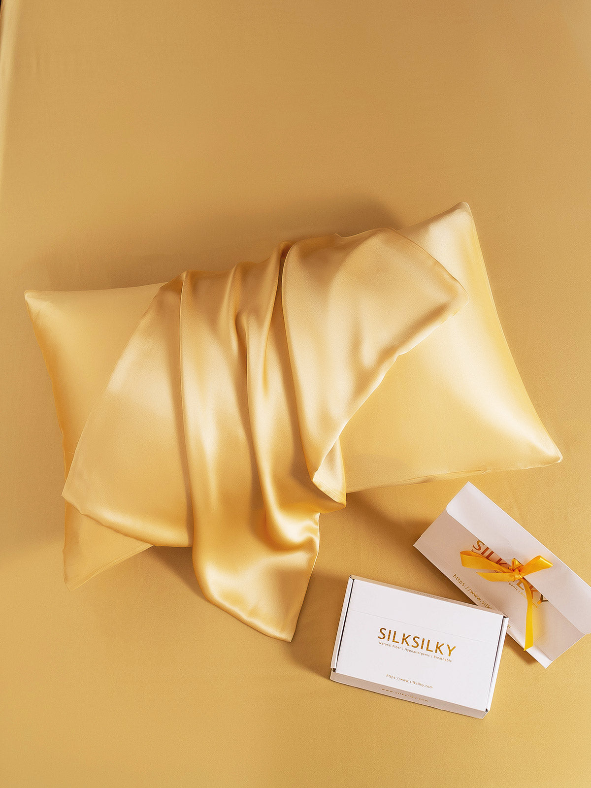 [Champagne] SilkSilky-NO 19Momme Pillowcase 005