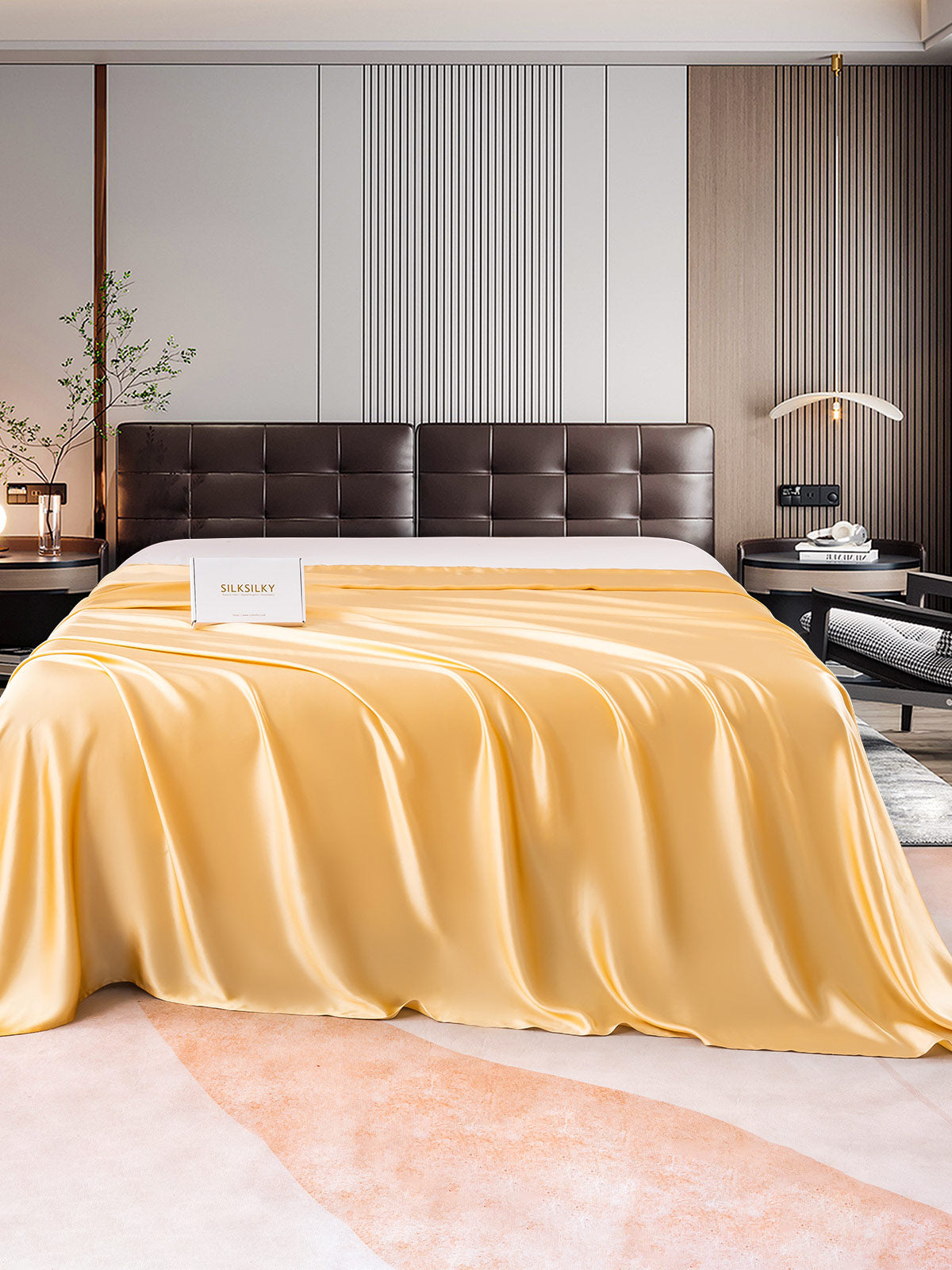 [Champagne] SilkSilky-NO 22Momme Sheet 001