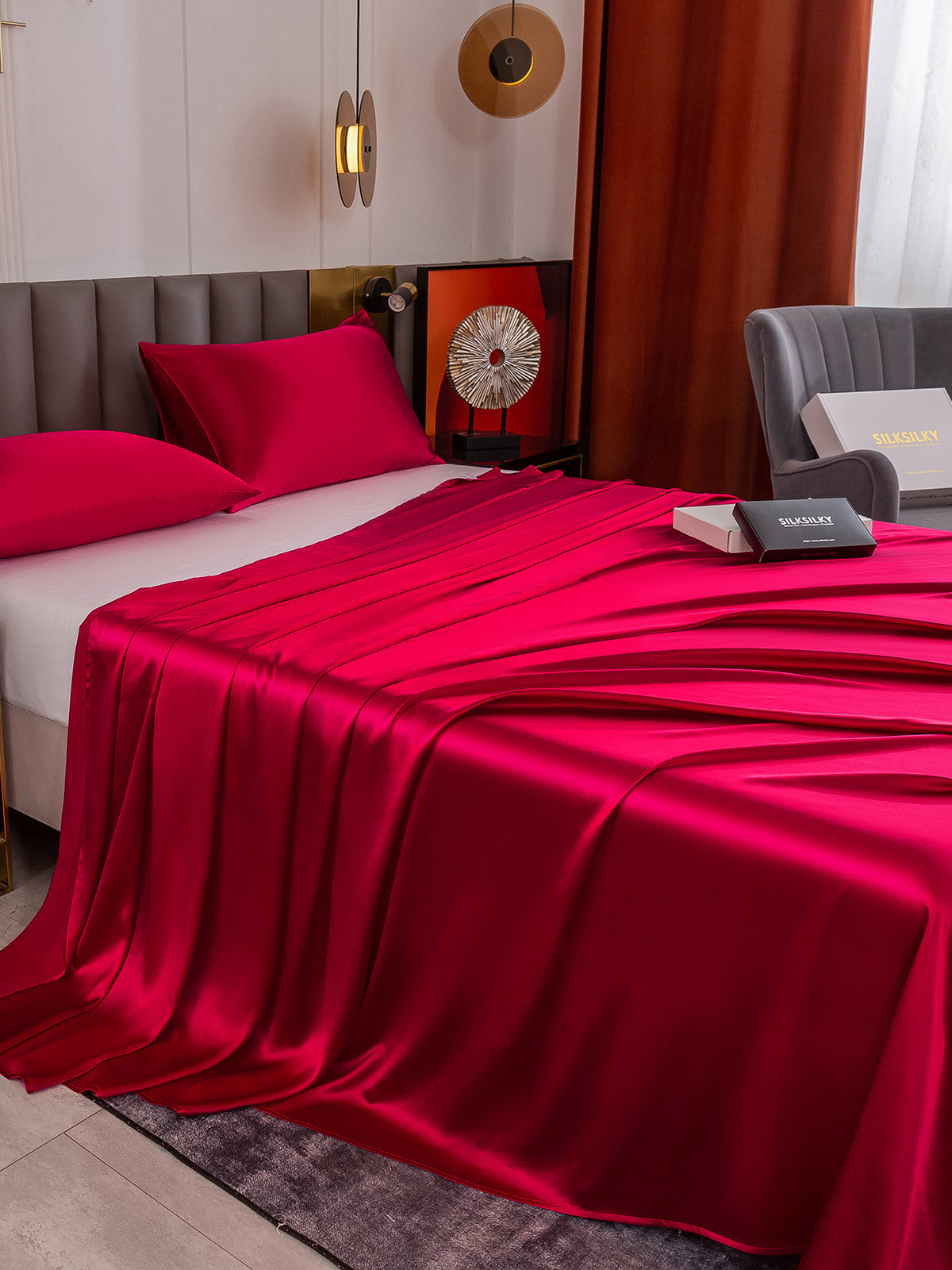 [Vin] SilkSilky-NO 19Momme Bedding Set 005