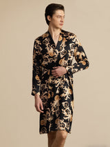 [Svart Drage] SilkSilky-NO Long Sleeve Mens Robe 005