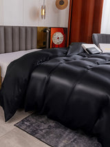 [Svart] SilkSilky-NO 19Momme Duvet Covers 002