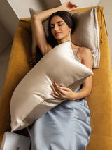 [Beige+Kaki] SilkSilky-NO 19Momme Pillowcase 004