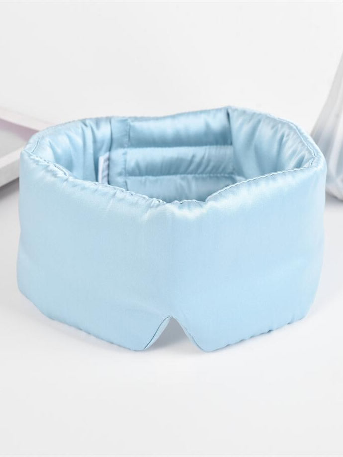 [Lyse Blå] SilkSilky-NO 19Momme Eye Mask 004