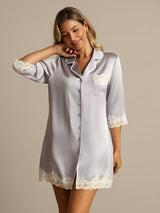 [Lavendel] SilkSilky-NO Silke Nightshirt 003