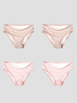 [Beige+LightPink] SilkSilky-NO Dameundertøy 003