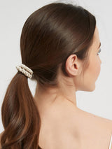 [Beige] SilkSilky-NO Scrunchie 005