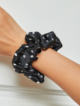 [Svart] SilkSilky-NO 19Momme Scrunchie 001