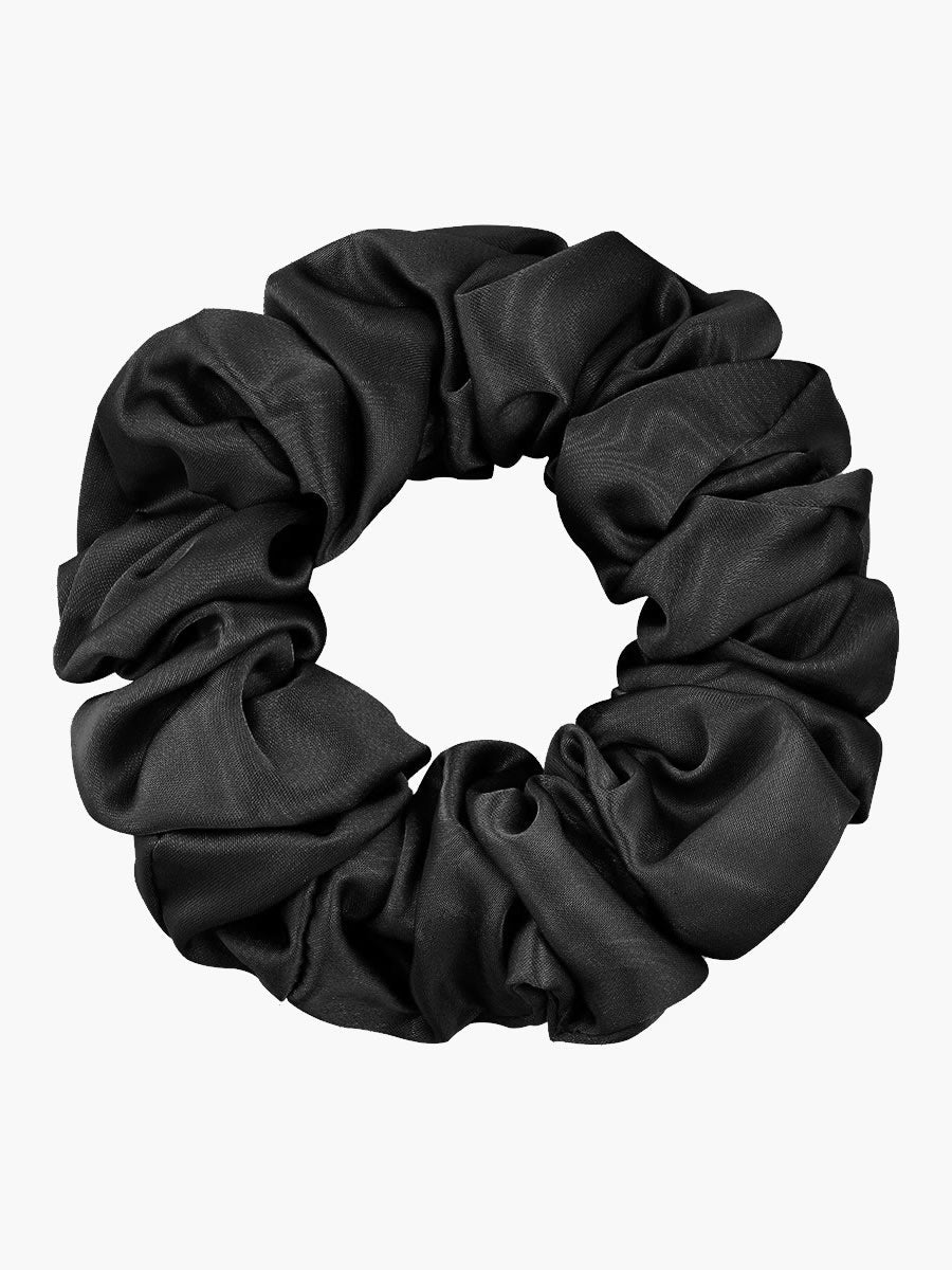 [Svart] SilkSilky-NO 19Momme Scrunchie 004