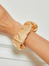 [Champagne] SilkSilky-NO Scrunchie 001