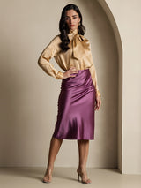 [Champagne] SilkSilky-NO 19Momme Bluse 008