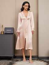 [Champagne] SilkSilky-NO Nightgown 003