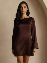 [Kaffe] SilkSilky-NO 19Momme Kjole 005