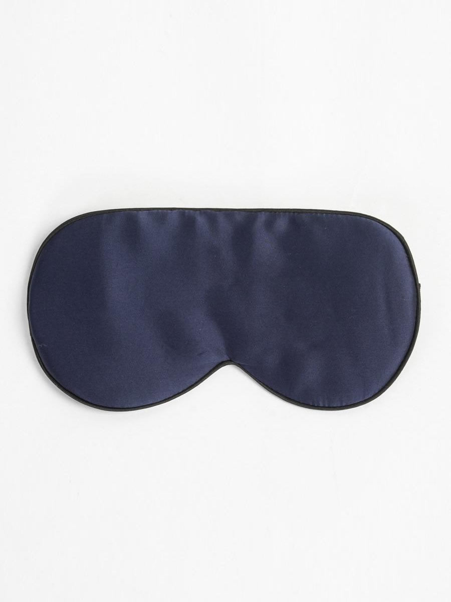 [Mørke blå] SilkSilky-NO 19Momme Eye Mask 006