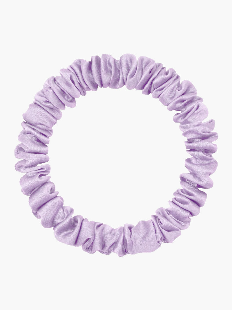 [Lavendel] SilkSilky-NO 19Momme Scrunchie 004
