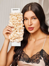 [Lys Beige] SilkSilky-NO Scrunchie 001