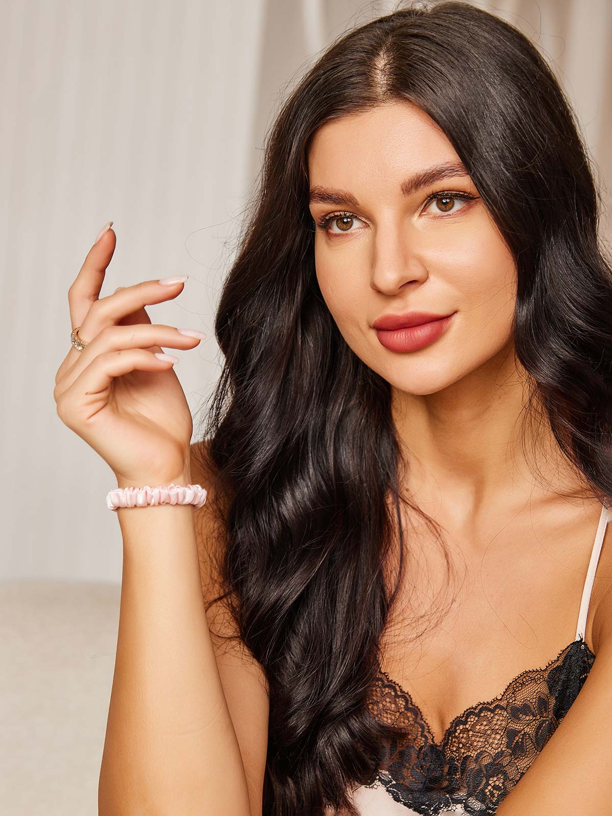 [Lyserosa] SilkSilky-NO 19Momme Scrunchie 003