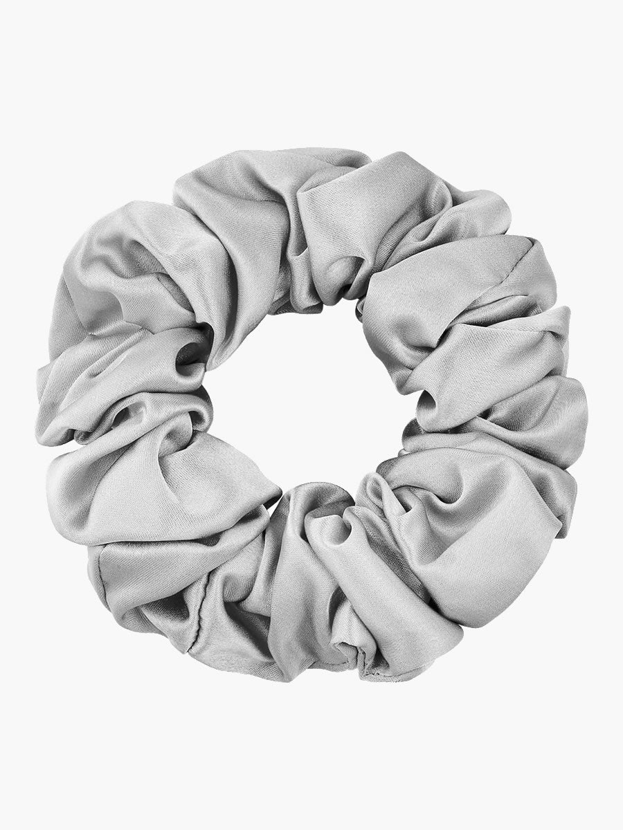 [Sølv] SilkSilky-NO 19Momme Scrunchie 004