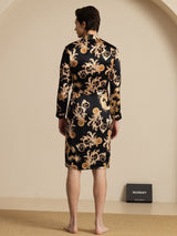 [Svart Drage] SilkSilky-NO Long Sleeve Mens Robe 002