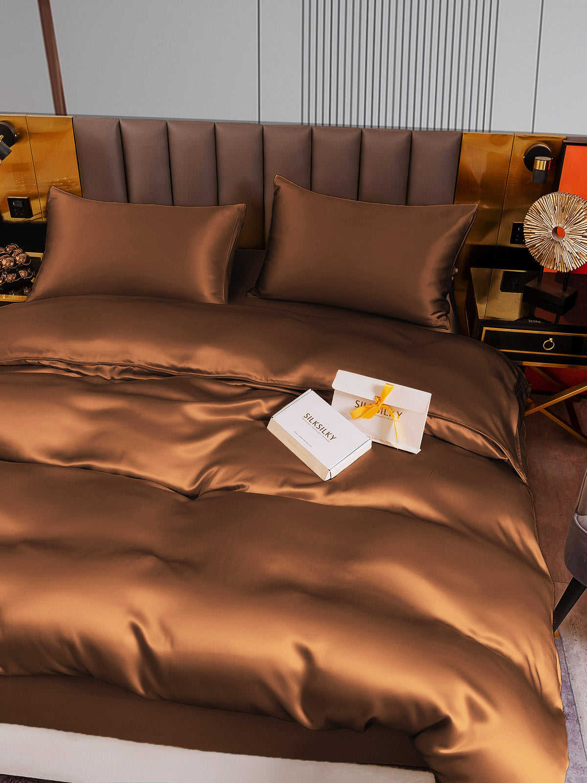 [Kaffe] SilkSilky-NO 22Momme Bedding Set 006
