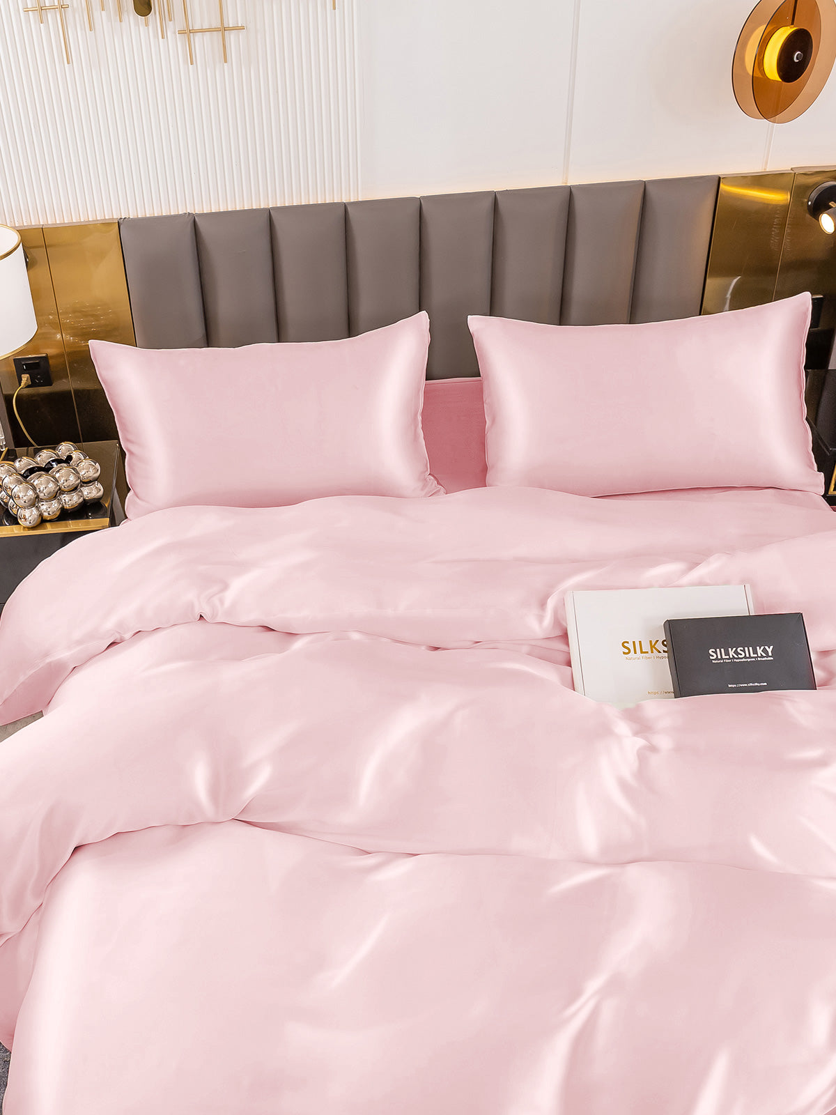 [Rosa] SilkSilky-NO 19Momme Bedding Set 004