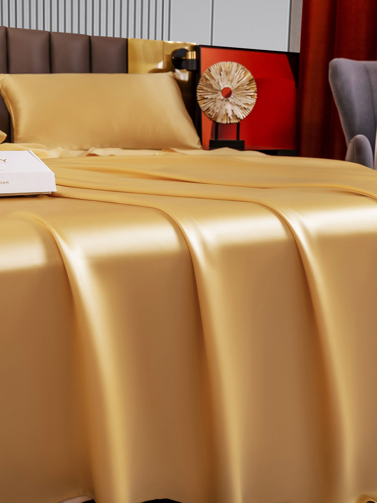 [Champagne] SilkSilky-NO 22Momme Bedding Set 003