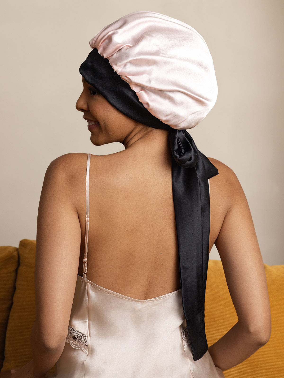 [Rosa] SilkSilky-NO Sleep Cap 005