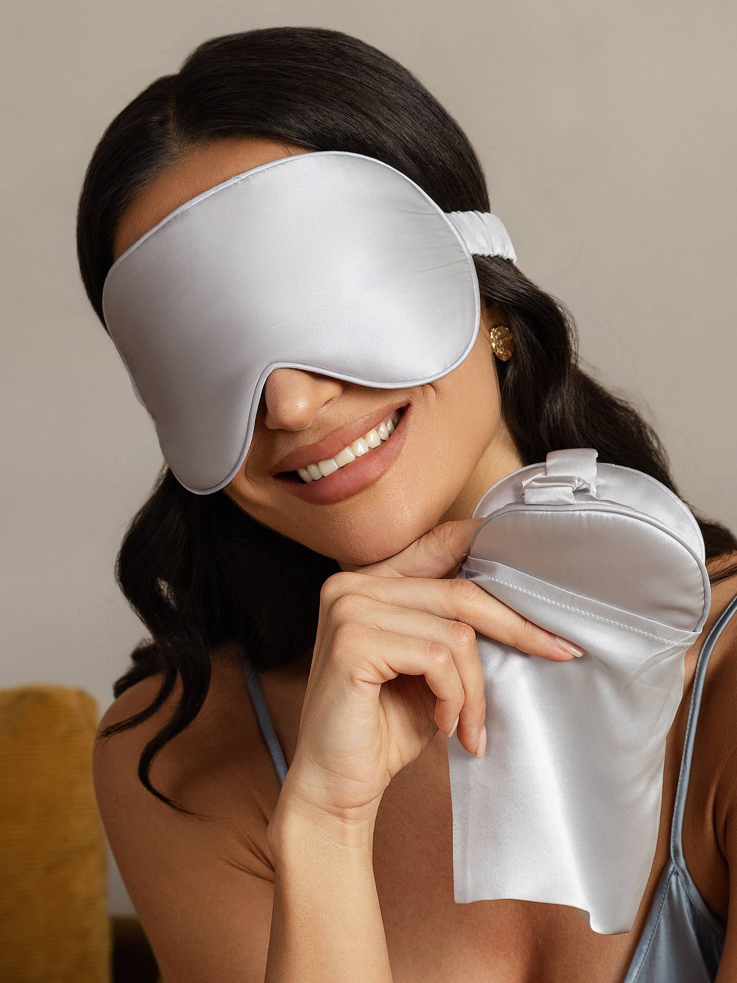 [Sølv] SilkSilky-NO Silke Eye Mask 004