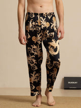 [Svart Drage] SilkSilky-NO Men's Sleep Shorts 002