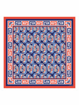 [Marineblå Sjøhest] SilkSilky-NO Scarf 001