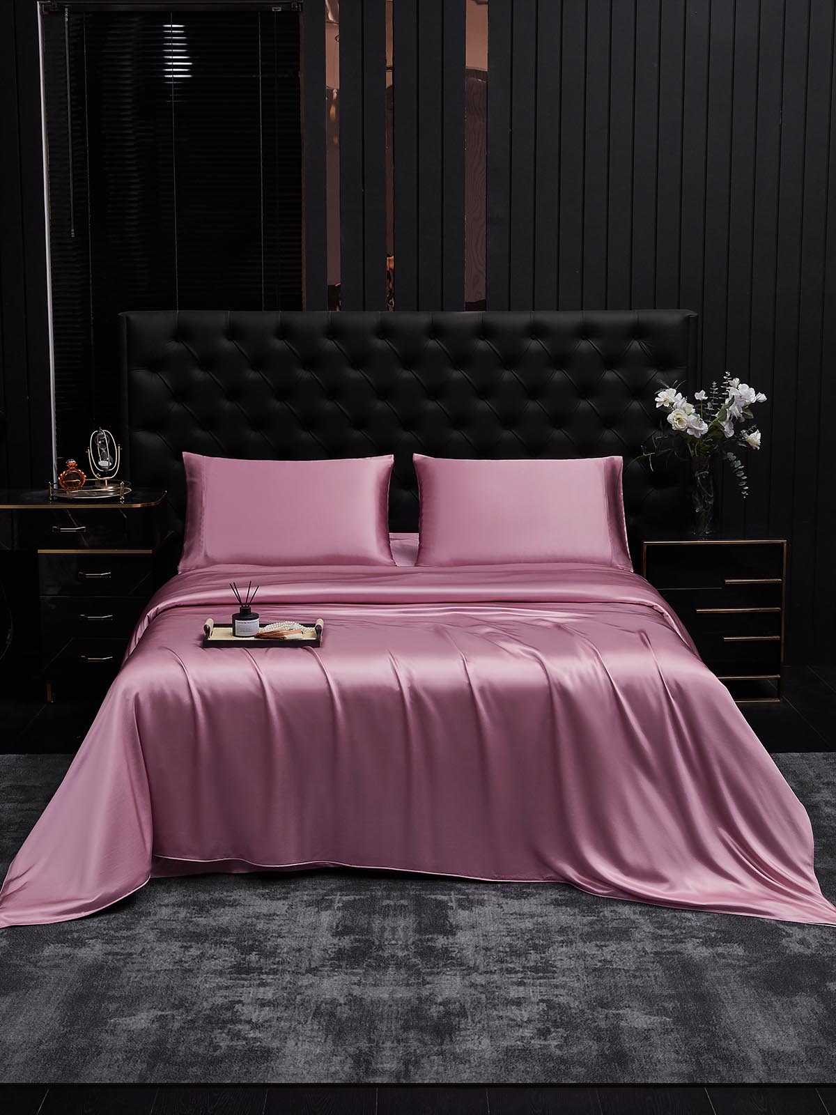 [Mauveorkidé] SilkSilky-NO 22Momme Bedding Set 001
