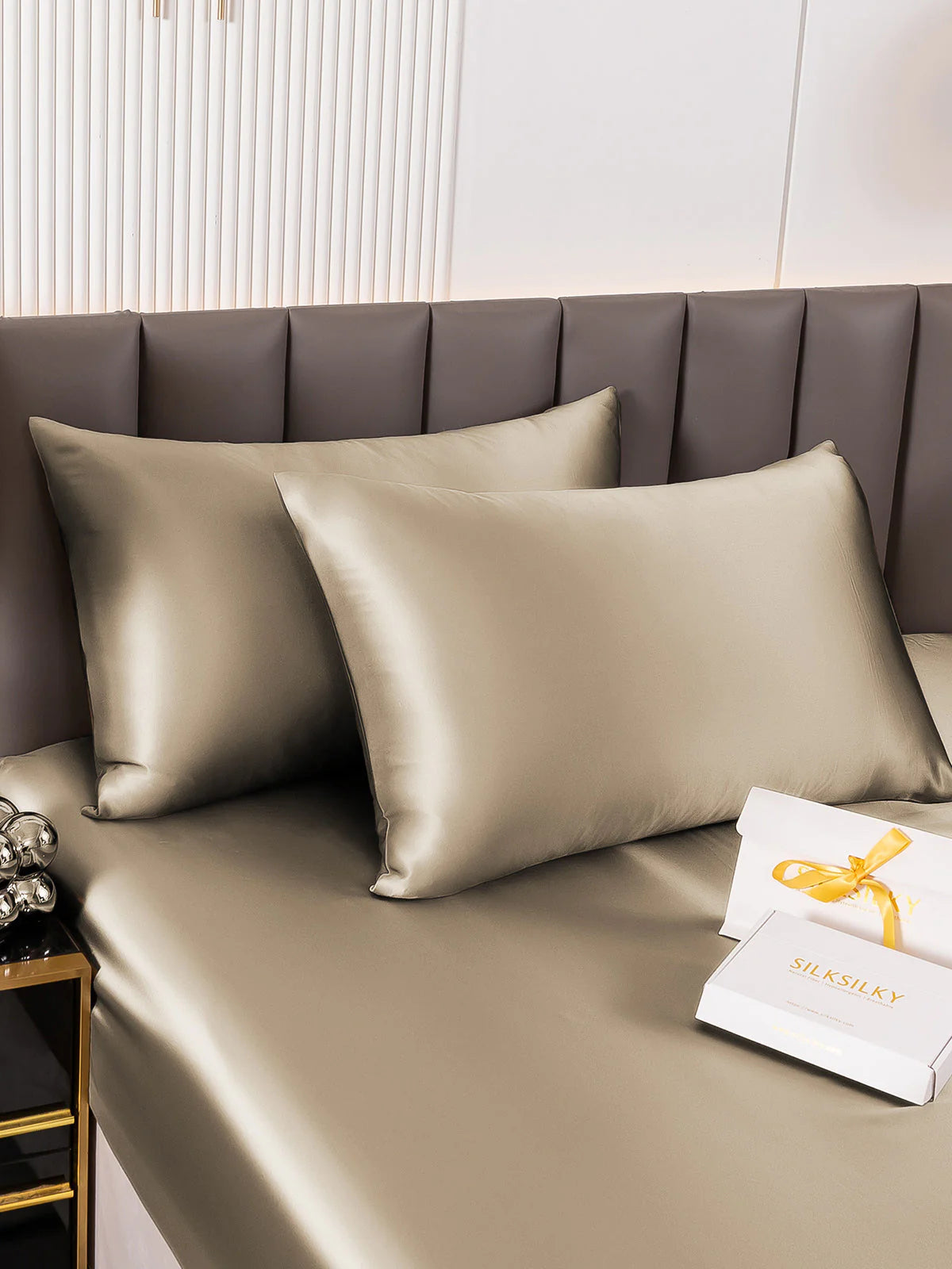 [Kaki] SilkSilky-NO 19Momme Pillowcase 003