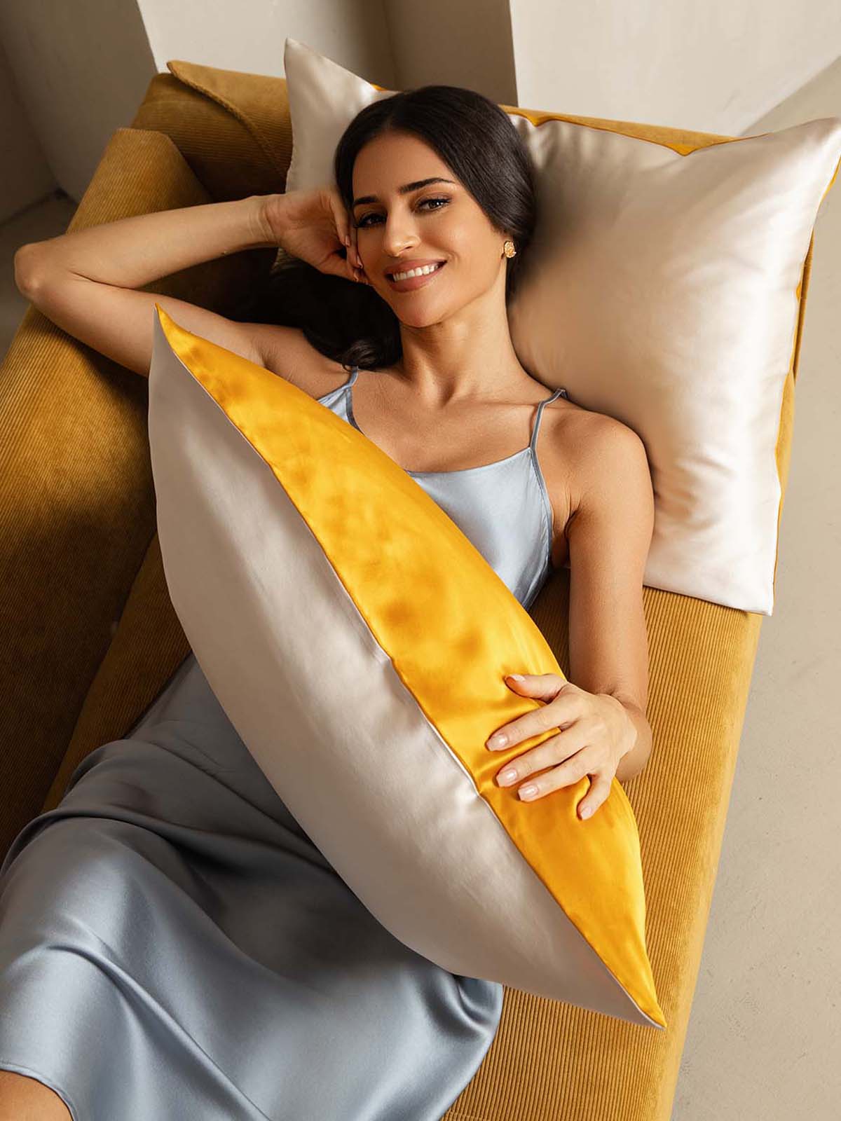 [Gull+LysBeige] SilkSilky-NO 19Momme Pillowcase 003