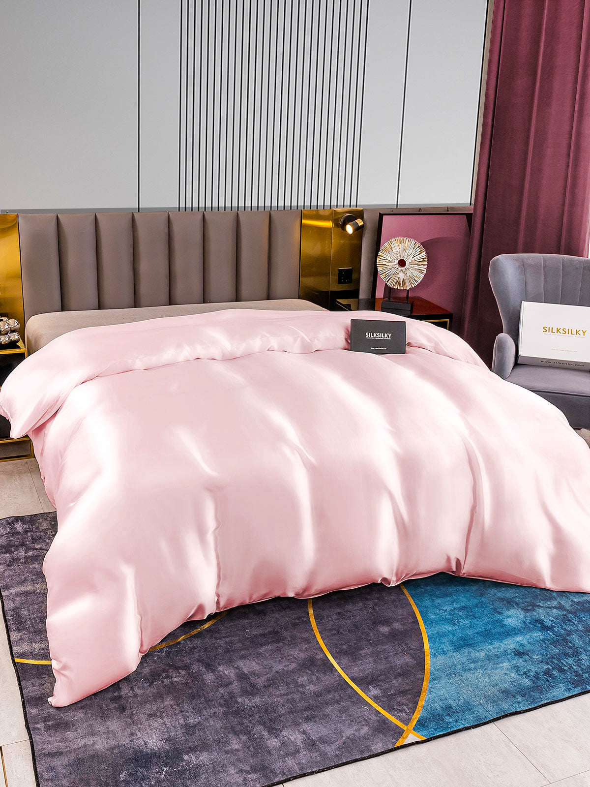[Rosa] SilkSilky-NO 22Momme Duvet Cover 003