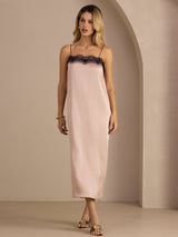 [Toscana] SilkSilky-NO Square Neck Kjole 006