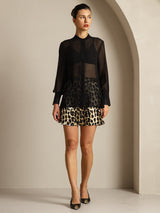 [Svart] SilkSilky-NO Silke Womens Shirt 008