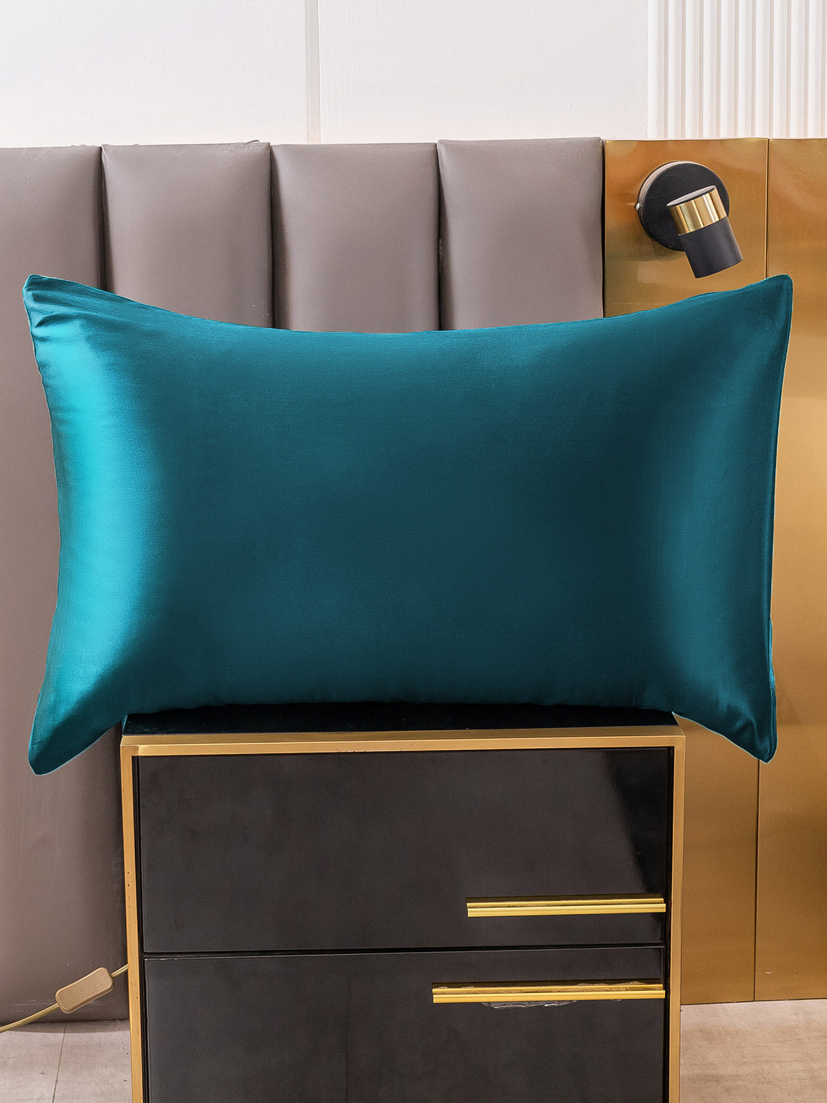 [Blågrønn] SilkSilky-NO 22Momme Pillowcase 003